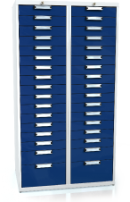 Universal cabinet for workbenches 1773 x 963 x 600 - 34x drawer